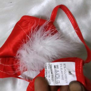 Festive Red Bra