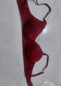 Maroon Padded Bra