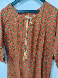 Gerua Printed Kurti