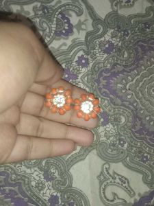 Blue Jhumka Earrings