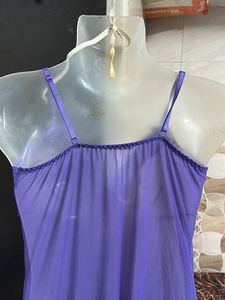 Sheer Purple Babydoll Nightie