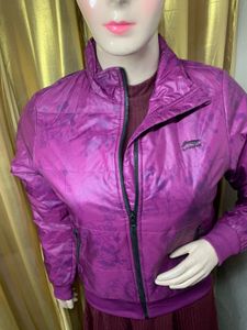 Purple Quilted Jacket