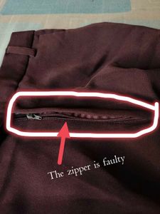 Classic Maroon Trousers (Straight fit)