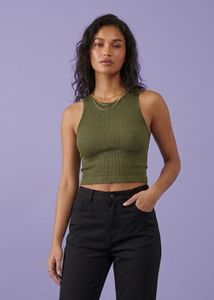 Forever 21 Ribbed Tank Top