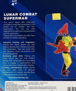 Lunar Combat Superman Action Figure