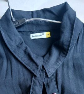Bewakoof cotton crop shirt