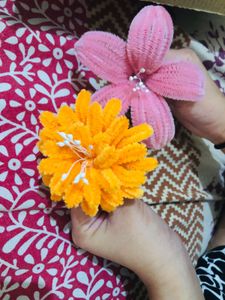 Handmade Pipe Cleaner Flower