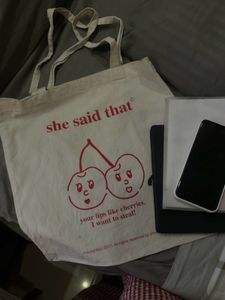 She Said That Tote Bag