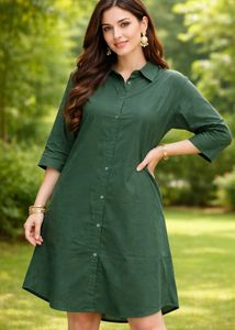 Women's Olive Green Kurta