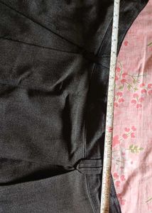 Dark Grey Pleated Skirt