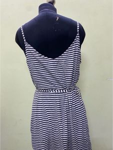 H&amp;M Striped Wrap Dress