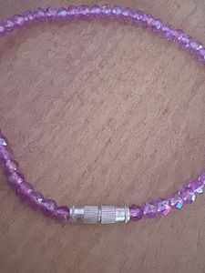 Chic Lavender Beaded Necklace