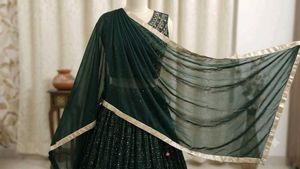 beautiful lehenga green 🌟💚