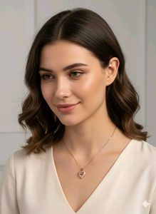 Elegant Heart Pendant Necklace