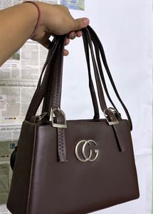 Stylish Dark Brown Handbag