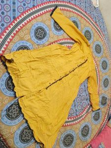 Stylish Mustard Yellow Kurta