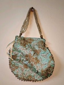 Embroidered Potli Bag/ batua set