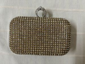 Rhinestone Studded Clutch