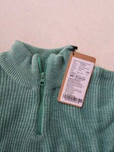 MEN HIGH-NECK SWEATSHIRT ZIP