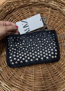 Limited Edition Zara Beaded Sling Bag From NYC