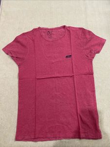 Jack &amp; Jones Men's Red Heathered T-Shirt