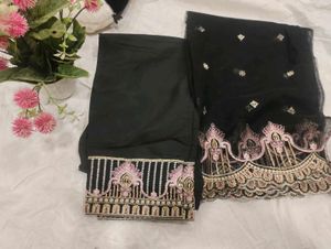,😍😍Original pakistani black suit set