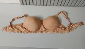 Lace Trim Padded Bra