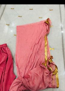 Stunning Pink Embroidered Kurta Set