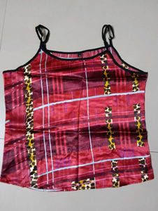 Women Nightwear Set – Printed Cami Top &amp; Shorts