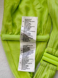 H&amp;M : Lime Green Twist Front Top