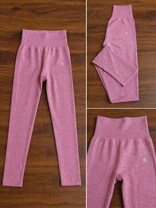 Pink High-Waist Active Leggings