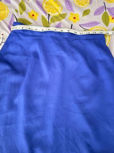 Beautiful Royal Blue Mini Skirt