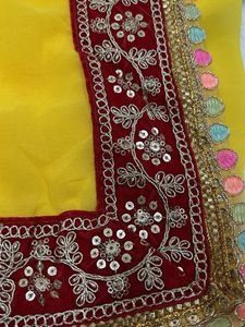 Elegant Yellow Saree