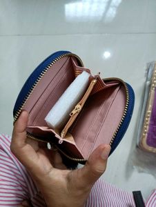 Cute Navy Blue Wallet