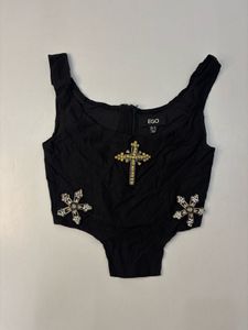 Black Gothic Corset Top