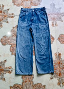Classic Blue Wide Leg Jeans
