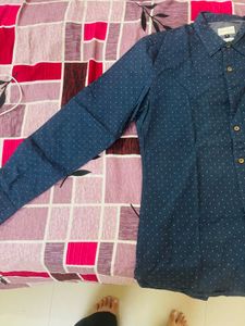 Men's Navy Full Sleeve Shirt