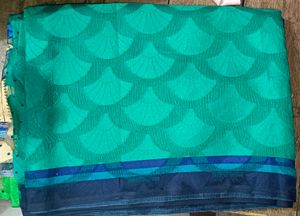 Elegant Green Printed Saree
