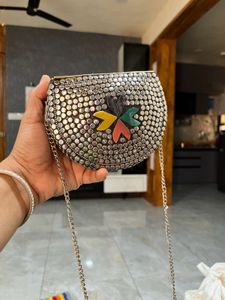 Boho Beaded Clutch Bag