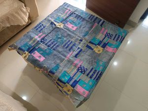 Vibrant Patchwork Silk Saree