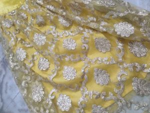 Beautiful Yellow Embroidered Kurta