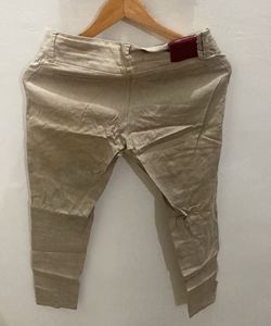 Beige Casual Trousers
