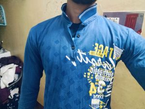 Navy Blue Full Tshirt For Boys