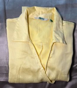glitchez Shirt Collar Wrap Top