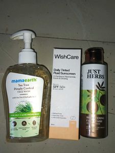 Mamaearth & Just Herbs Skincare Set wishcare