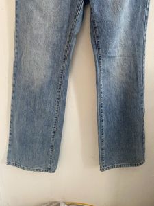 High waist wide leg jeans
