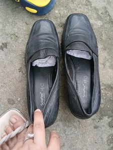 Classic Black Leather Loafers