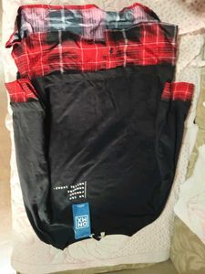 Layered Plaid &amp; Graphic Top