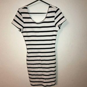 Classic Striped Bodycon Dress