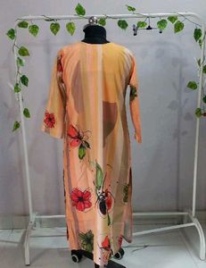 New Floral Print Kurta Set